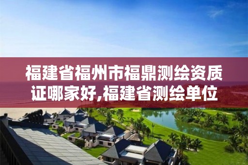 福建省福州市福鼎测绘资质证哪家好,福建省测绘单位名单。