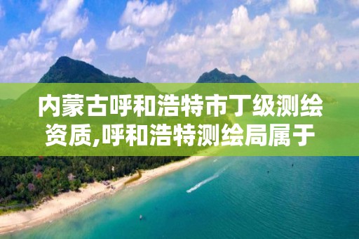 内蒙古呼和浩特市丁级测绘资质,呼和浩特测绘局属于什么单位管理