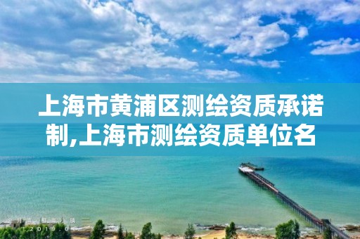 上海市黄浦区测绘资质承诺制,上海市测绘资质单位名单