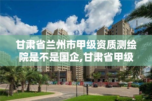 甘肃省兰州市甲级资质测绘院是不是国企,甘肃省甲级测绘资质单位。