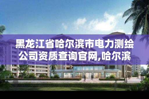 黑龙江省哈尔滨市电力测绘公司资质查询官网,哈尔滨电力勘察设计有限公司。