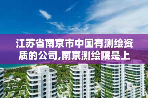 江苏省南京市中国有测绘资质的公司,南京测绘院是上市公司吗