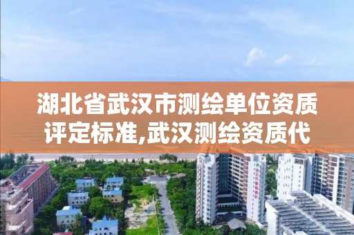 湖北省武汉市测绘单位资质评定标准,武汉测绘资质代办。