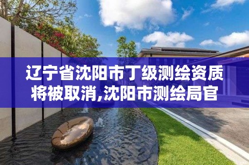 辽宁省沈阳市丁级测绘资质将被取消,沈阳市测绘局官网