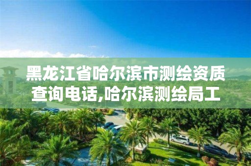 黑龙江省哈尔滨市测绘资质查询电话,哈尔滨测绘局工资怎么样