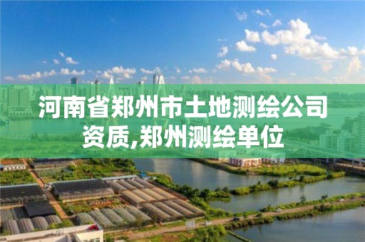 河南省郑州市土地测绘公司资质,郑州测绘单位