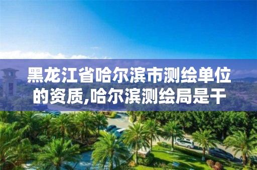 黑龙江省哈尔滨市测绘单位的资质,哈尔滨测绘局是干什么的