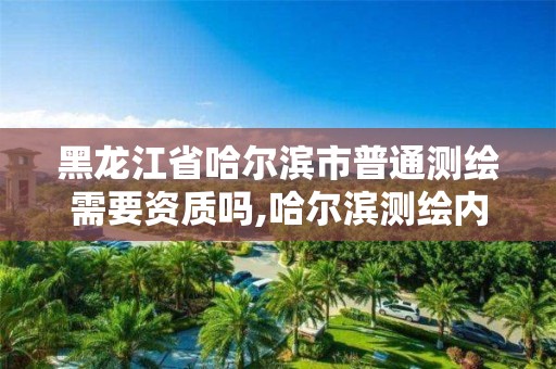 黑龙江省哈尔滨市普通测绘需要资质吗,哈尔滨测绘内业招聘信息