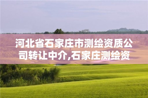 河北省石家庄市测绘资质公司转让中介,石家庄测绘资质代办