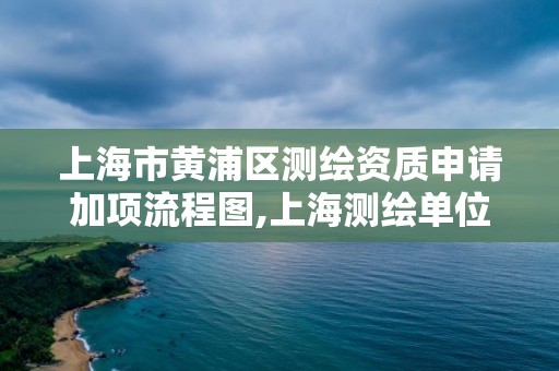 上海市黄浦区测绘资质申请加项流程图,上海测绘单位。