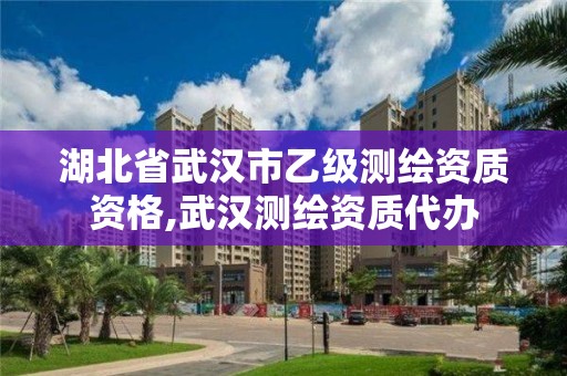 湖北省武汉市乙级测绘资质资格,武汉测绘资质代办