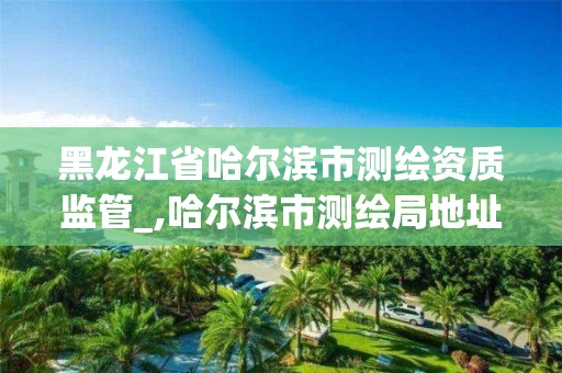 黑龙江省哈尔滨市测绘资质监管_,哈尔滨市测绘局地址。