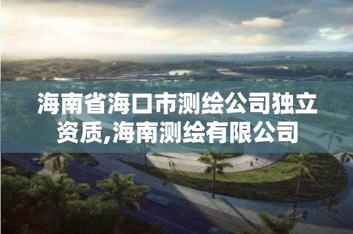 海南省海口市测绘公司独立资质,海南测绘有限公司