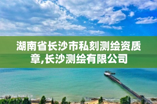 湖南省长沙市私刻测绘资质章,长沙测绘有限公司