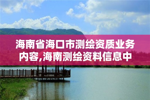 海南省海口市测绘资质业务内容,海南测绘资料信息中心