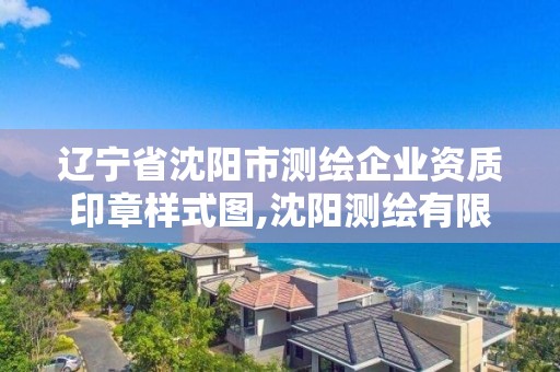 辽宁省沈阳市测绘企业资质印章样式图,沈阳测绘有限公司。