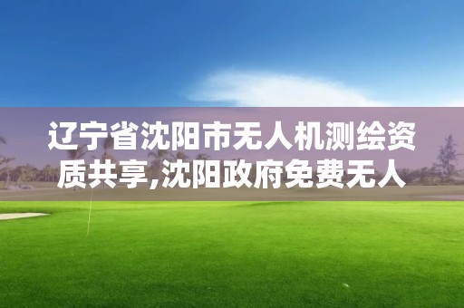 辽宁省沈阳市无人机测绘资质共享,沈阳政府免费无人机培训证