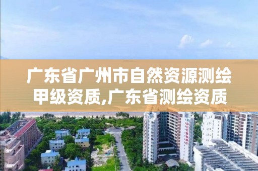 广东省广州市自然资源测绘甲级资质,广东省测绘资质单位名单。