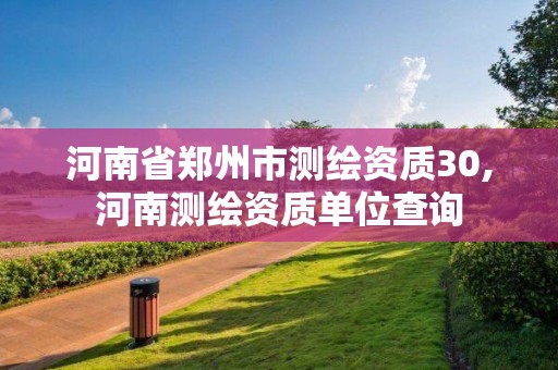 河南省郑州市测绘资质30,河南测绘资质单位查询