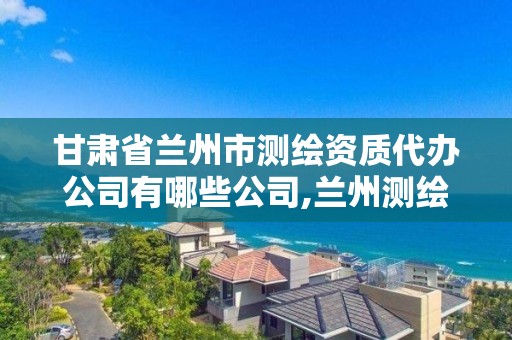 甘肃省兰州市测绘资质代办公司有哪些公司,兰州测绘单位。