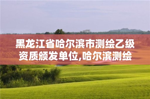 黑龙江省哈尔滨市测绘乙级资质颁发单位,哈尔滨测绘有限公司