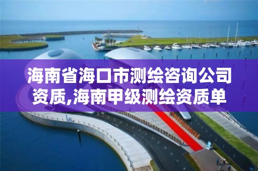 海南省海口市测绘咨询公司资质,海南甲级测绘资质单位