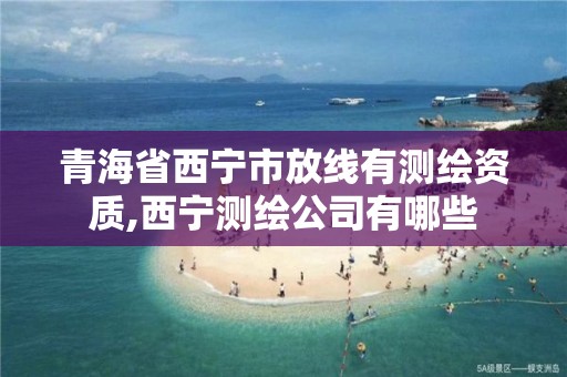 青海省西宁市放线有测绘资质,西宁测绘公司有哪些