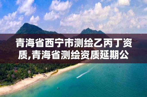 青海省西宁市测绘乙丙丁资质,青海省测绘资质延期公告