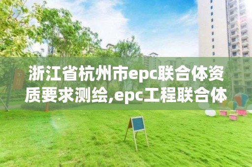 浙江省杭州市epc联合体资质要求测绘,epc工程联合体。