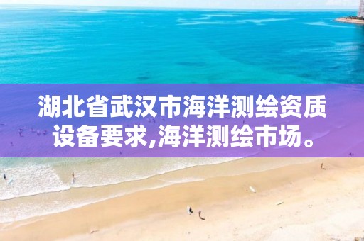 湖北省武汉市海洋测绘资质设备要求,海洋测绘市场。