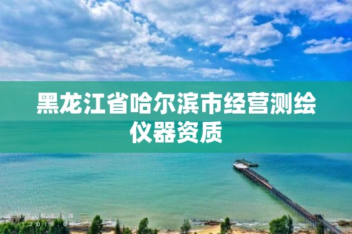 黑龙江省哈尔滨市经营测绘仪器资质