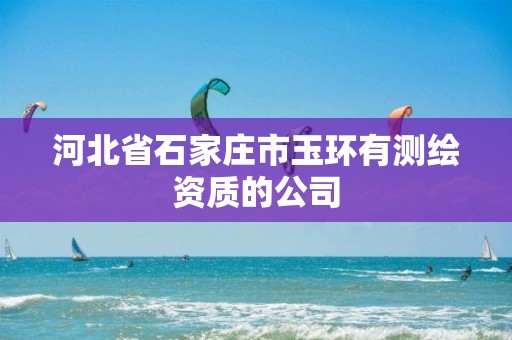 河北省石家庄市玉环有测绘资质的公司