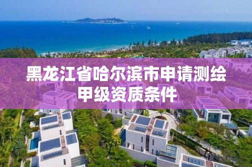 黑龙江省哈尔滨市申请测绘甲级资质条件