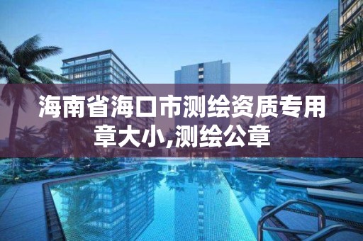 海南省海口市测绘资质专用章大小,测绘公章