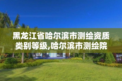 黑龙江省哈尔滨市测绘资质类别等级,哈尔滨市测绘院