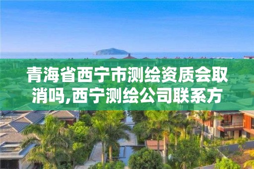 青海省西宁市测绘资质会取消吗,西宁测绘公司联系方式