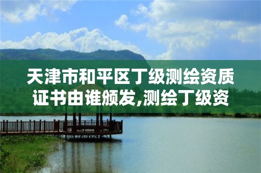 天津市和平区丁级测绘资质证书由谁颁发,测绘丁级资质承接范围。