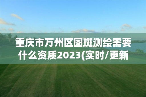 重庆市万州区图斑测绘需要什么资质2023(实时/更新中)