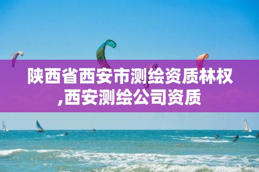 陕西省西安市测绘资质林权,西安测绘公司资质