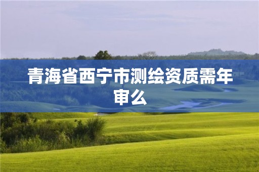 青海省西宁市测绘资质需年审么