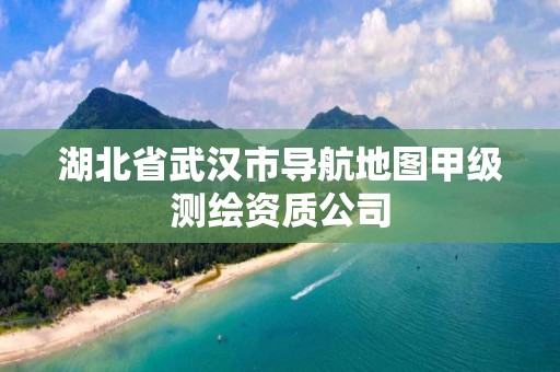 湖北省武汉市导航地图甲级测绘资质公司