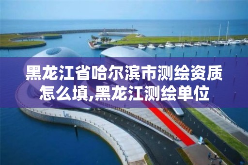 黑龙江省哈尔滨市测绘资质怎么填,黑龙江测绘单位