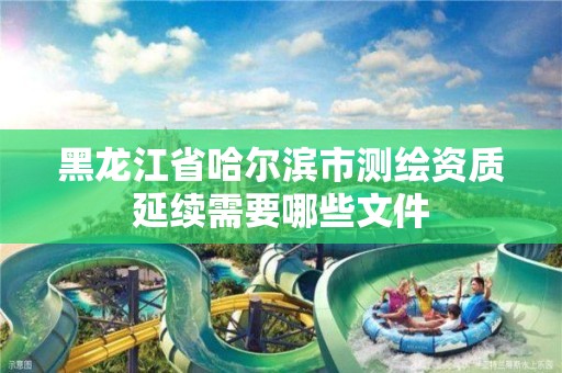 黑龙江省哈尔滨市测绘资质延续需要哪些文件