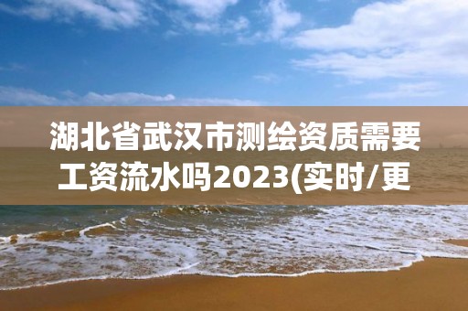 湖北省武汉市测绘资质需要工资流水吗2023(实时/更新中)