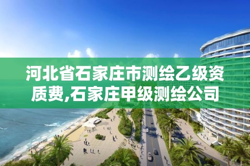 河北省石家庄市测绘乙级资质费,石家庄甲级测绘公司