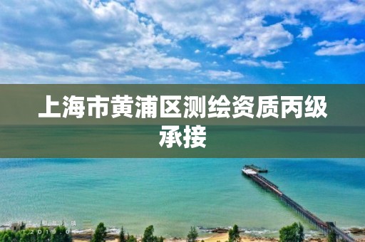 上海市黄浦区测绘资质丙级承接