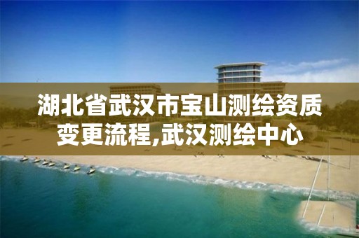 湖北省武汉市宝山测绘资质变更流程,武汉测绘中心