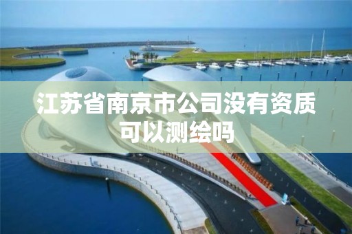 江苏省南京市公司没有资质可以测绘吗