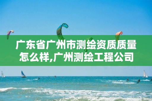 广东省广州市测绘资质质量怎么样,广州测绘工程公司。