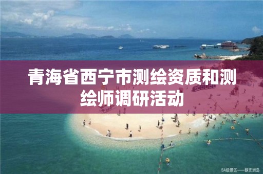 青海省西宁市测绘资质和测绘师调研活动